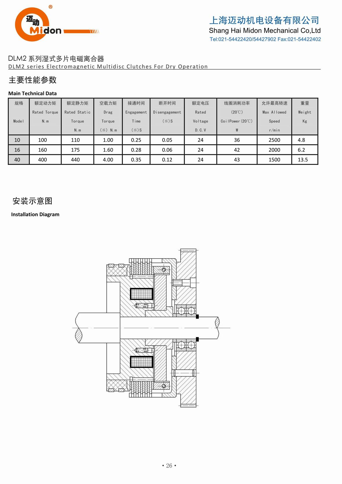 邁動離合器 - DLM2 濕式多片電磁離合器IMG.jpg